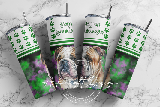 Gourde - Maman de Bouledogue