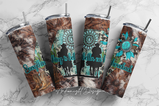 Gourde - Everything is better on horseback - English