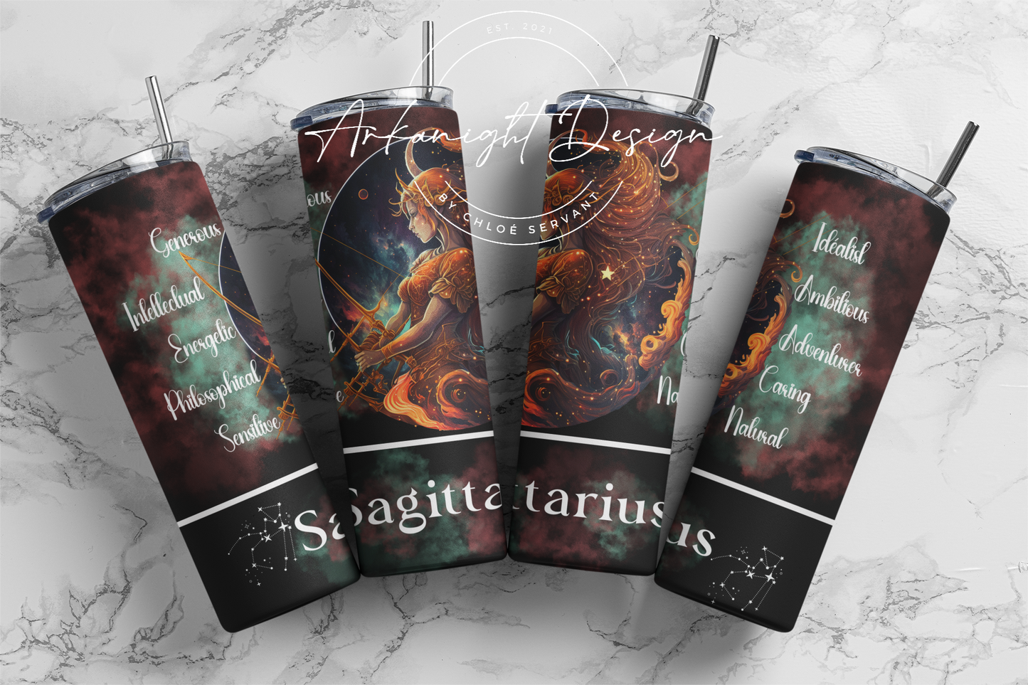 Gourde - Sagittarius - English - Black