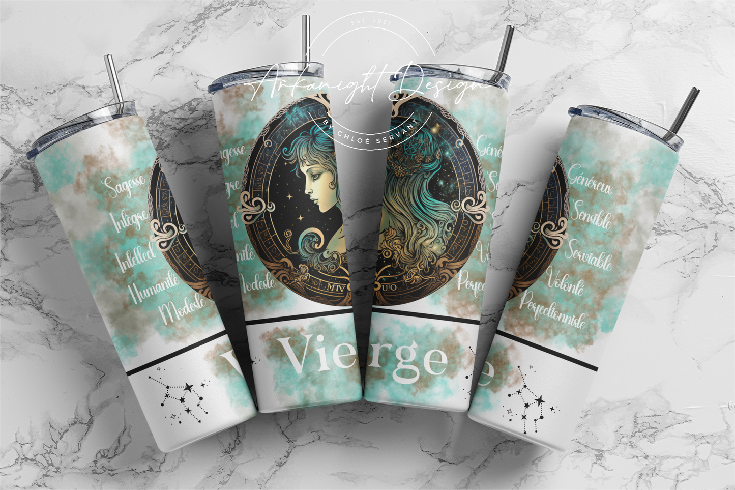 Gourde - Vierge - Français - Blanc