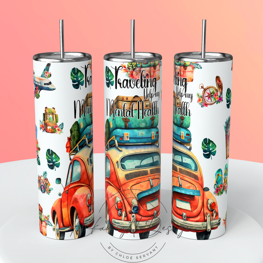 Gourde - Travelling help my mental health - English