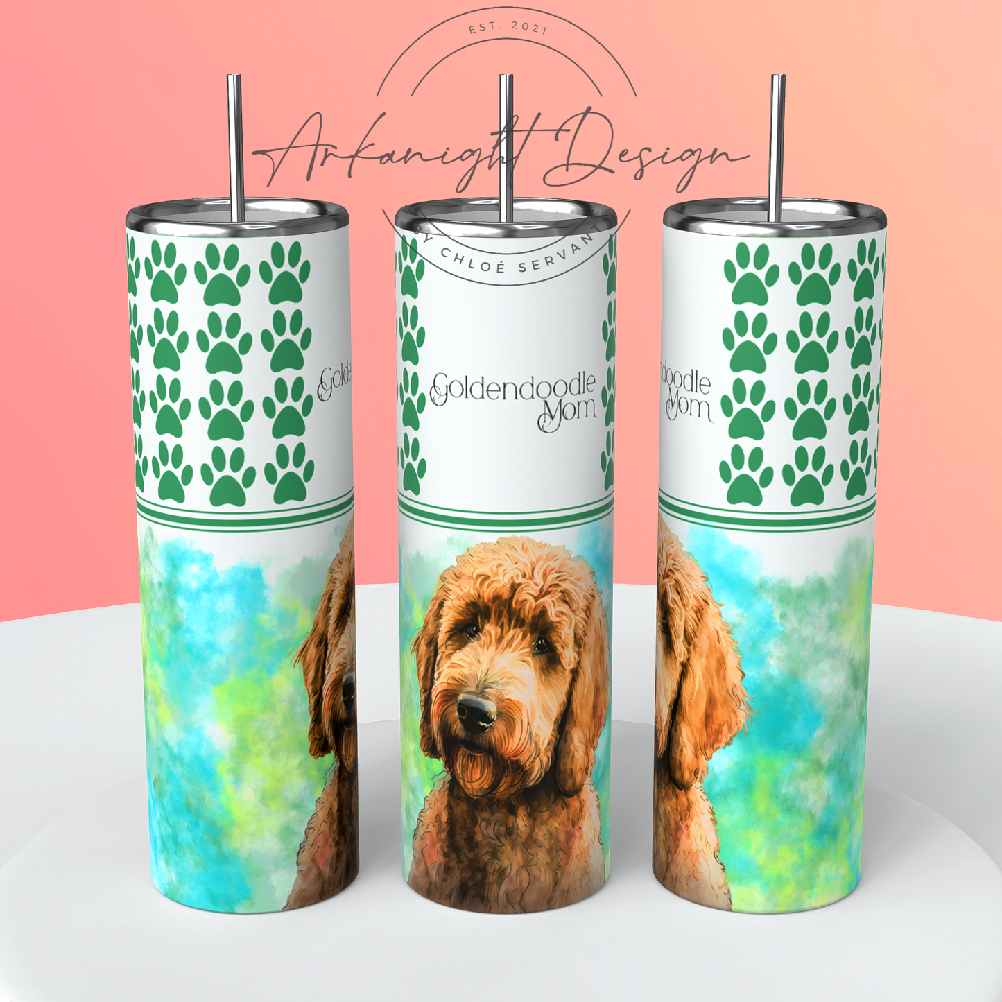Gourde - Goldendoodle Mom Red