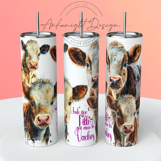 Gourde - Juste une fille qui aime les vaches