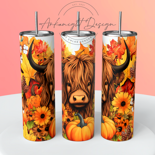 Autumn Highland Cow