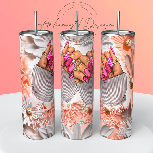 Gourde - Ma nails tech , c'est la meilleure