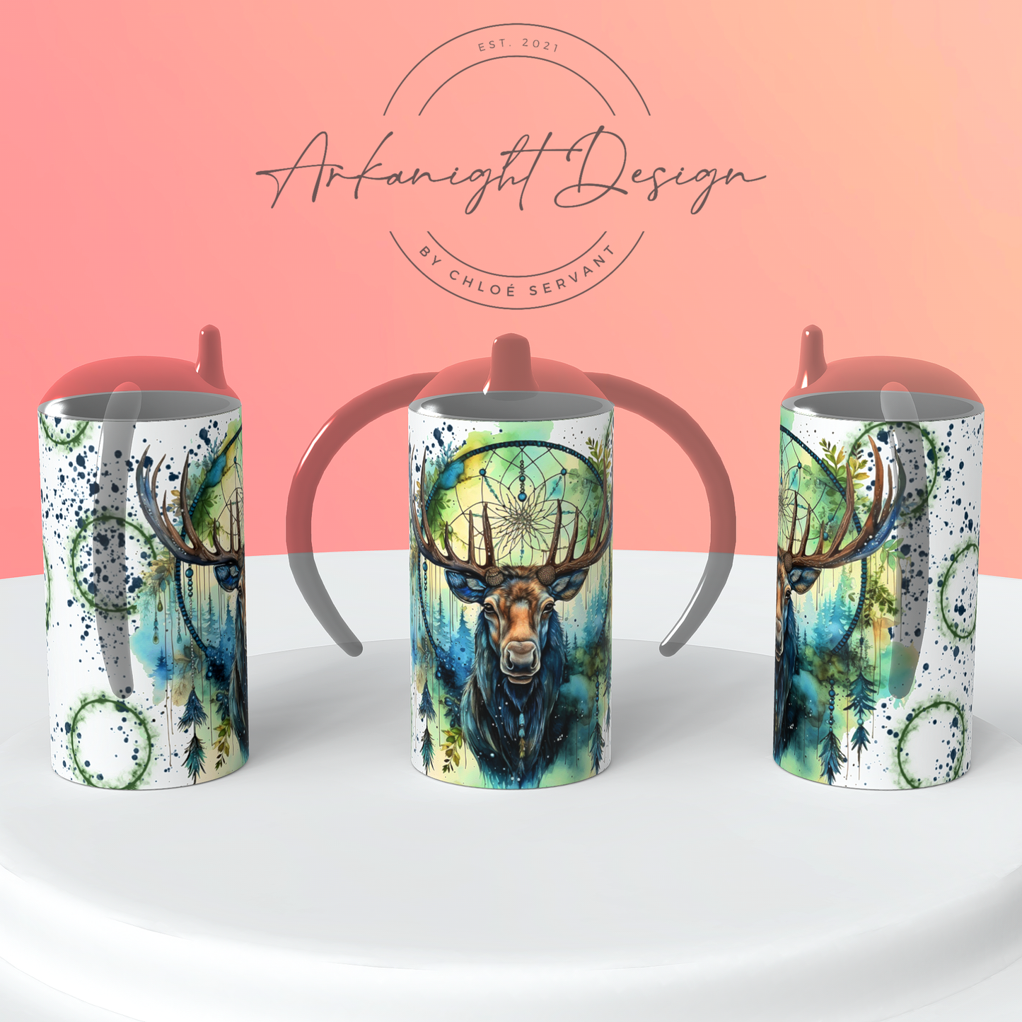 Gourde - Biberon Évolutif - Boho Moose