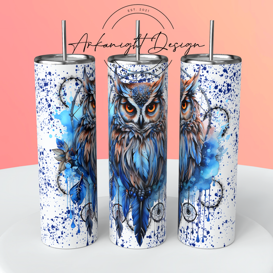 Gourde - Watercolor Boho Owl