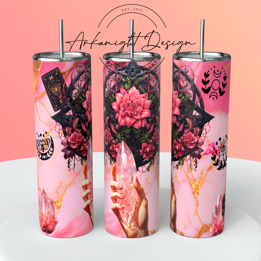 Gourde - Pink Quartz Crystal