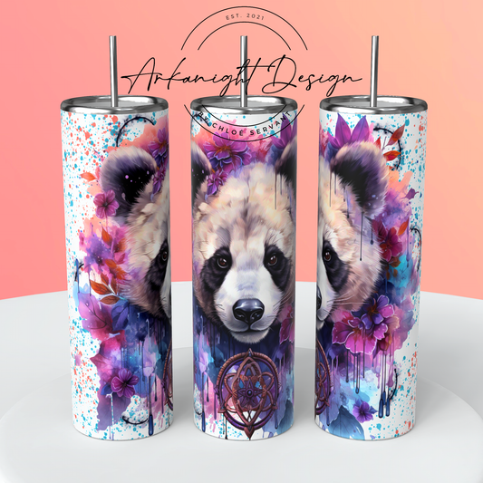 Gourde - Watercolor Boho Panda