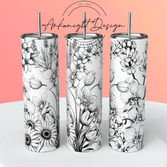 Black & White Flower