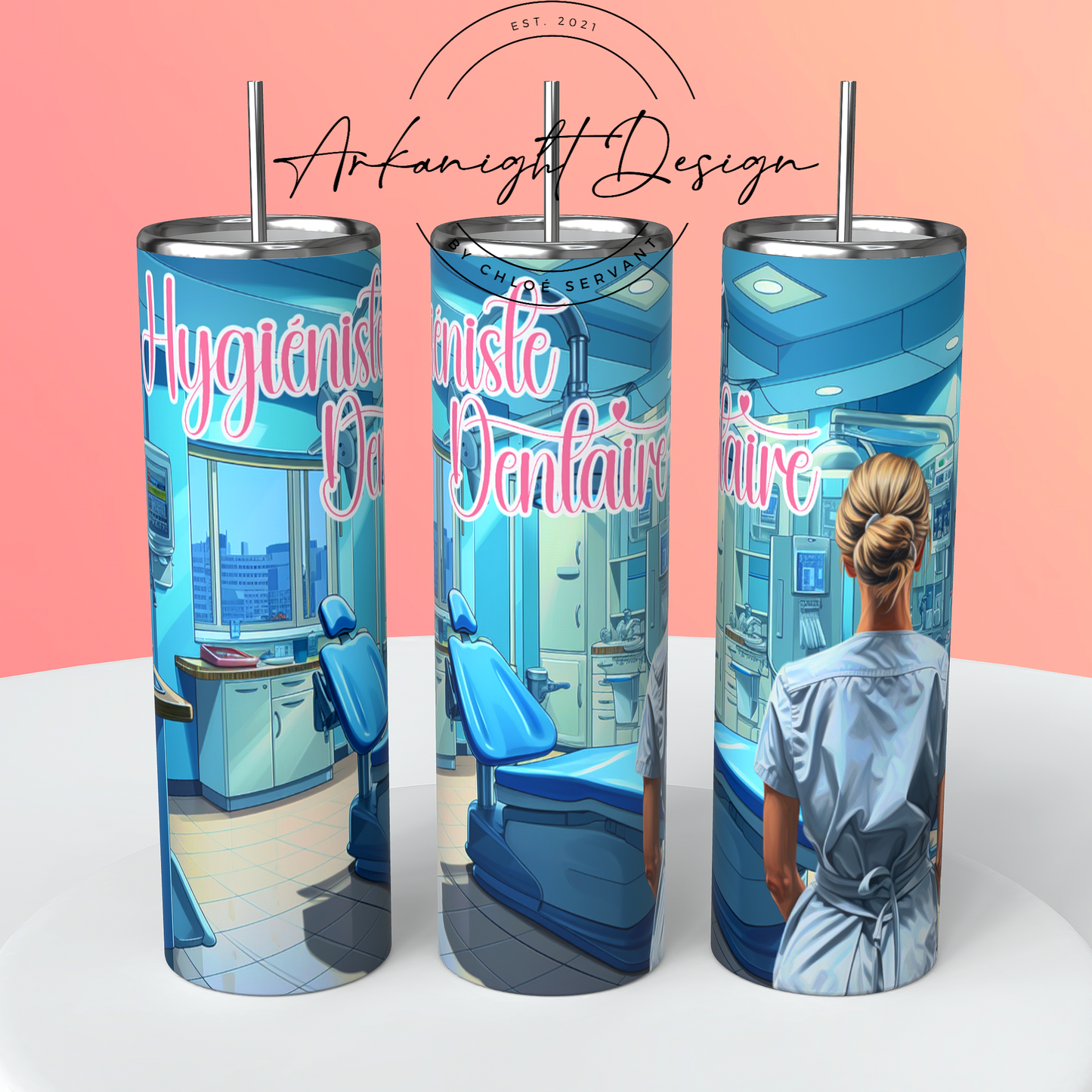 Gourde sur commande -  Hygiéniste Dentaire - Blonde