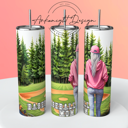 Gourde sur commande - Baseball Mom Blonde