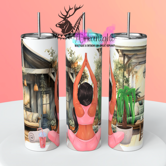 Gourde sur commande - Yoga