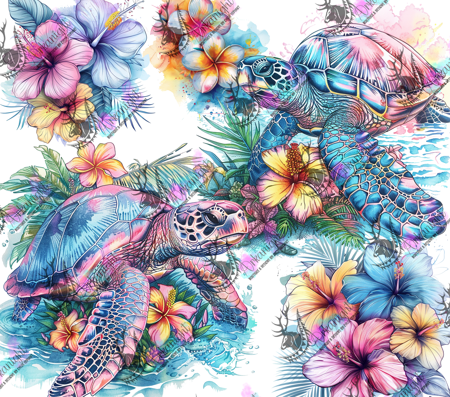 Numérique -  Pastel Turtles