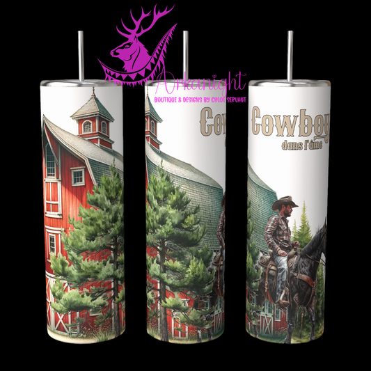 Gourde sur commande - Cowboy dans l'âme