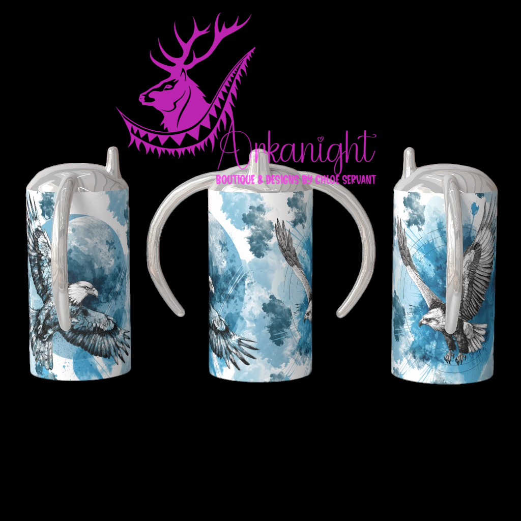 Gourde - Biberon Évolutif sur commande - Lines Art - Eagle