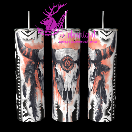 Gourde sur commande - Autumn 2024 - Pastel Peach Aztec Bramabull