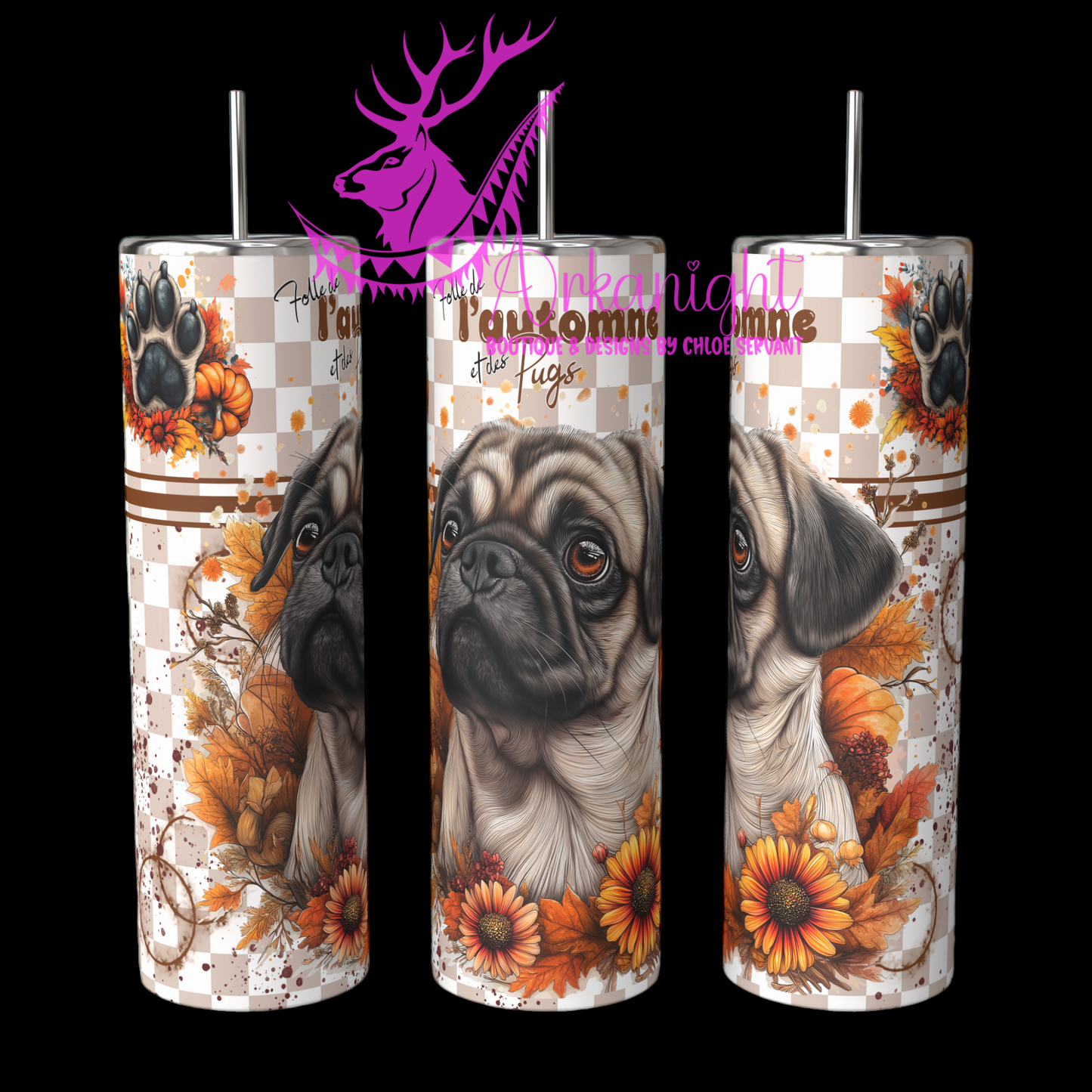 Gourde sur commande - Autumn 2024 - Pug