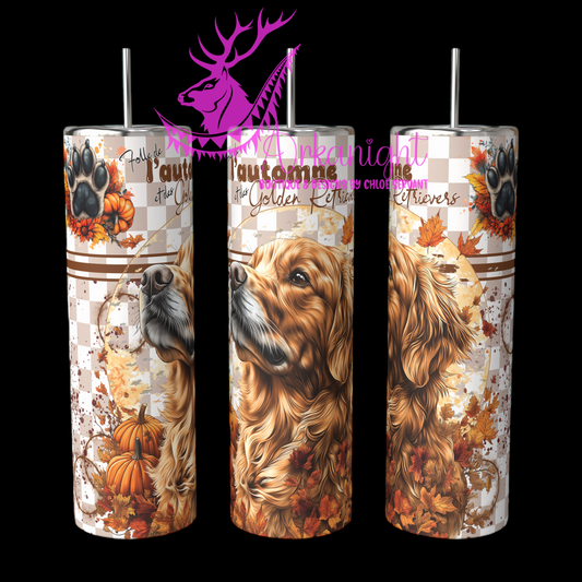 Gourde sur commande - Autumn 2024 - Golden Retriever