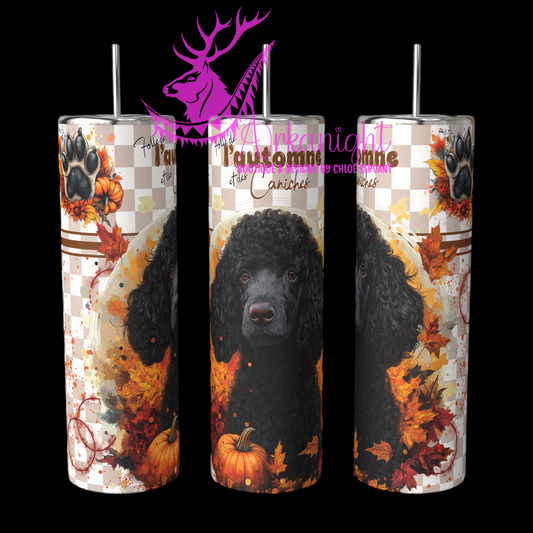 Gourde sur commande - Autumn 2024 - Poodle - Black
