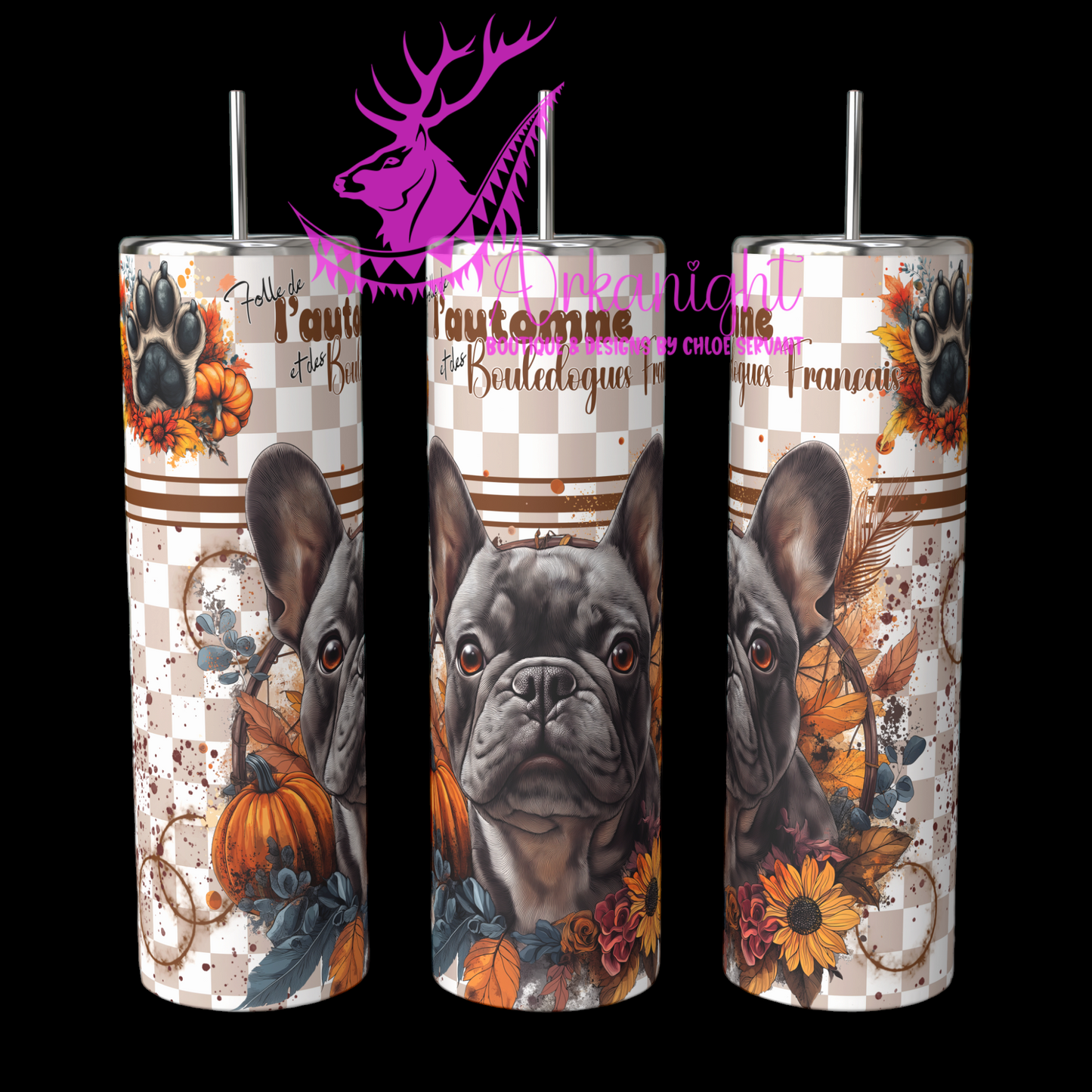 Gourde sur commande - Autumn 2024 - Frenchie - Blue