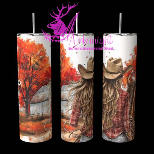 Numérique - Autumn 2024 - Red Plaid Shirt Cowgirl -02