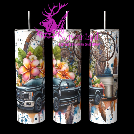 Gourde sur commande - Collection Voyage 2024 - Truck and Horse Trailer - 07