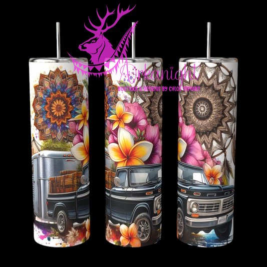 Gourde sur commande - Collection Voyage 2024 - Truck and Horse Trailer- 14