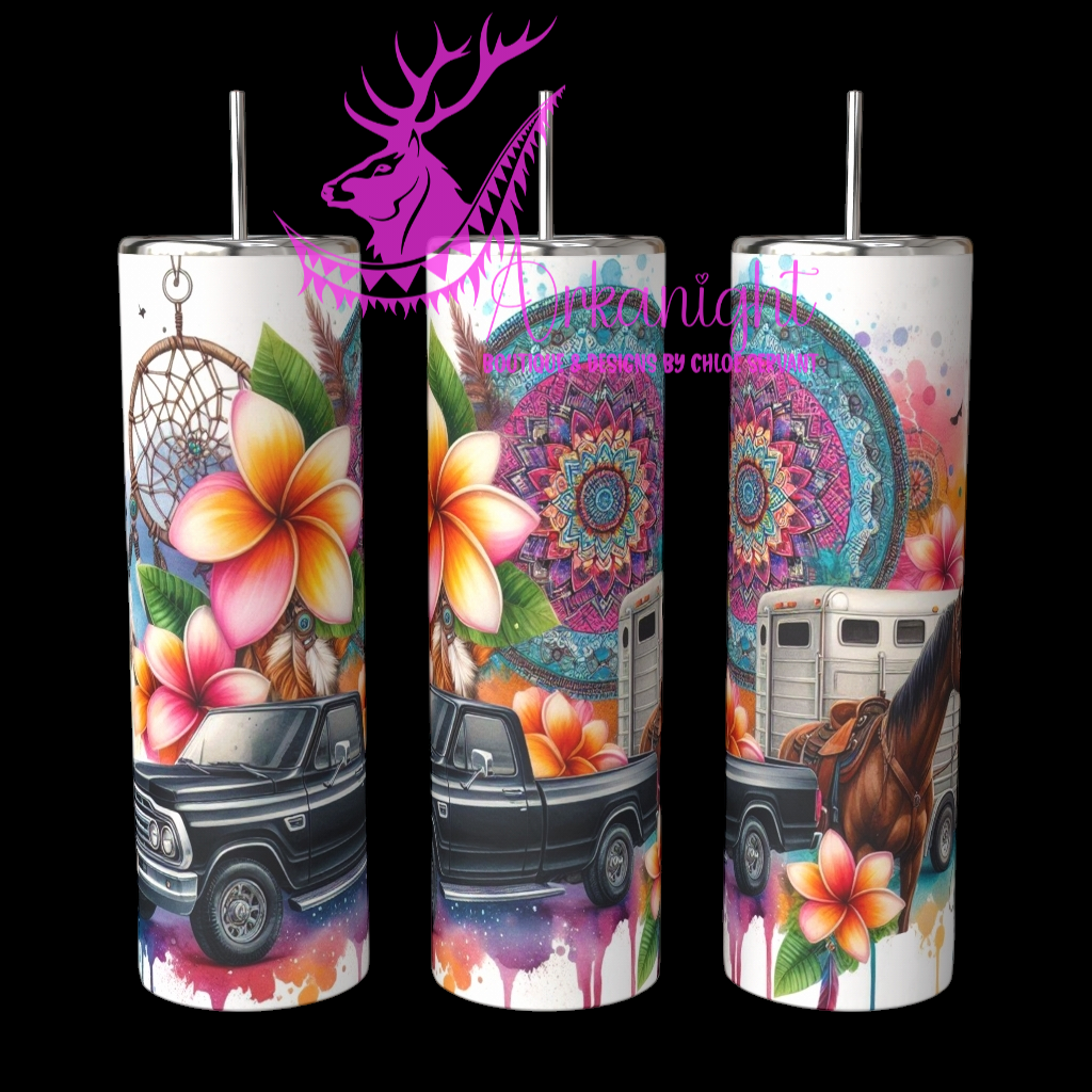 Gourde sur commande - Collection Voyage 2024 - Truck and Horse Trailer- 10