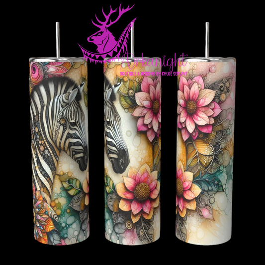 Gourde sur commande - Collection Safari 2024 - Zebra - 01