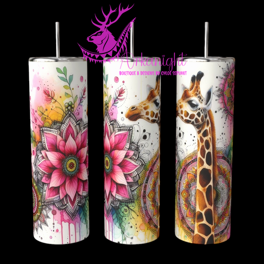 Numérique - Collection Safari Mandalas - Giraffe - 01