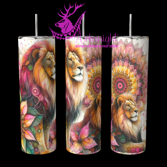 Numérique - Collection Safari Mandalas - Lion -  01