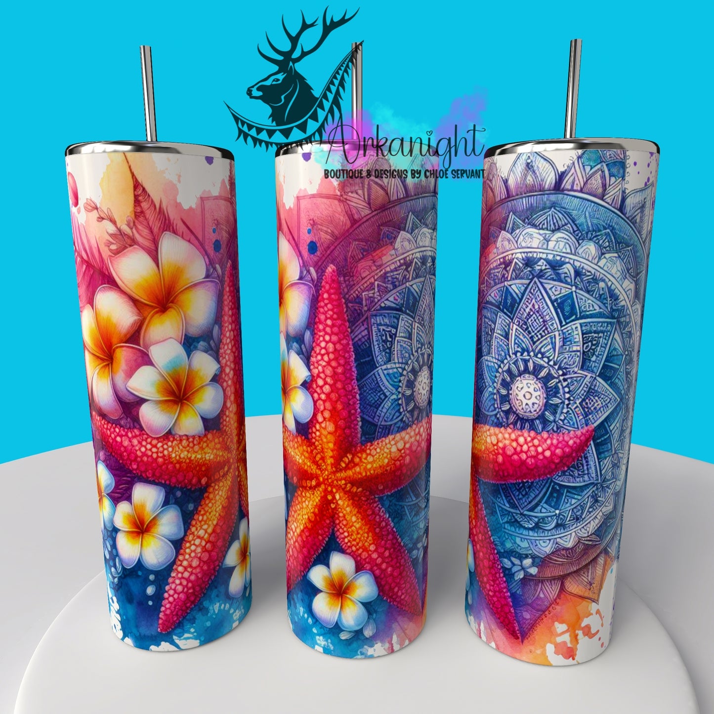 Gourde sur commande - Collection de la mer - StarFish - 02