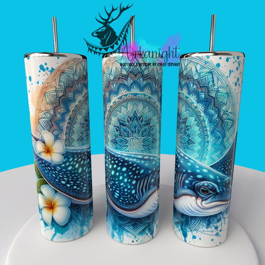 Gourde sur commande - Collection de la mer - Raie Manta - 02