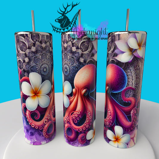 Gourde sur commande - Collection de la mer - Octopus
