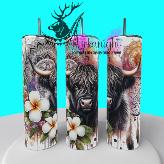 Numérique - Mandalas Highland Cow 2025