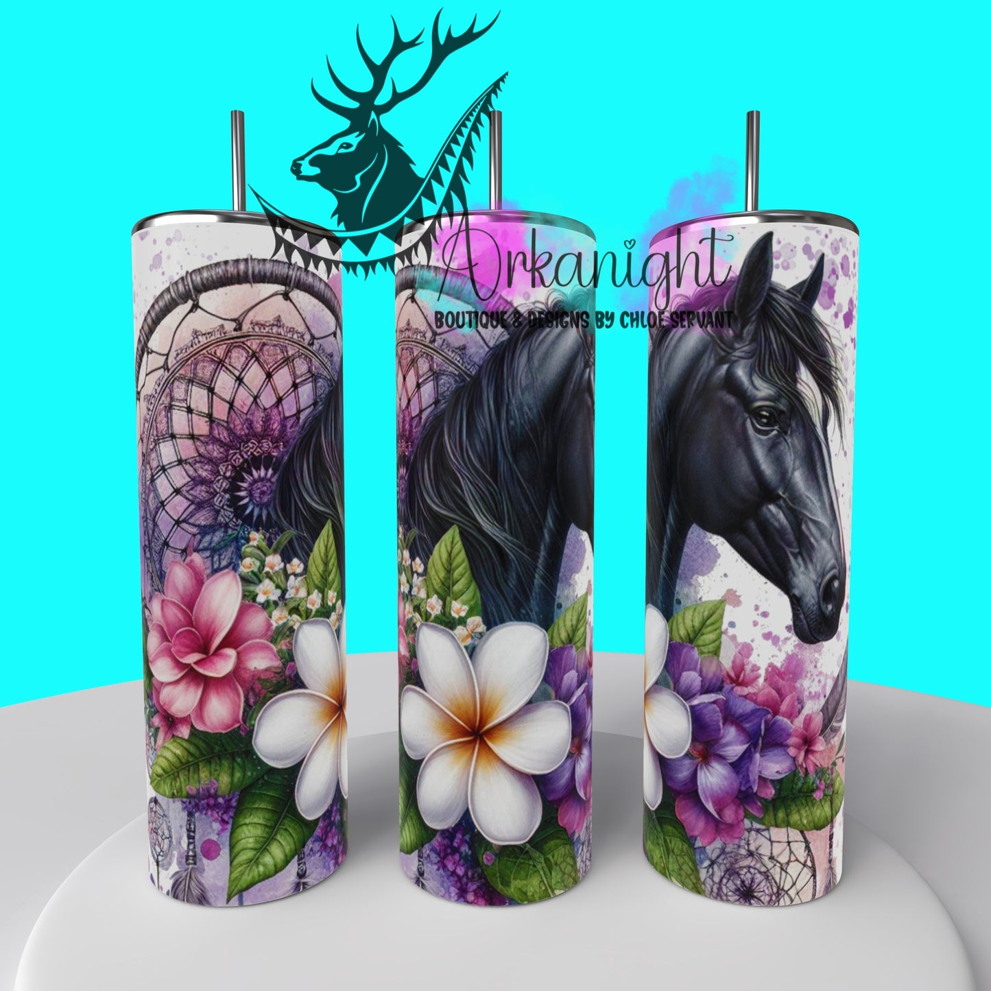 Numérique - Mandalas Black Horse 2025