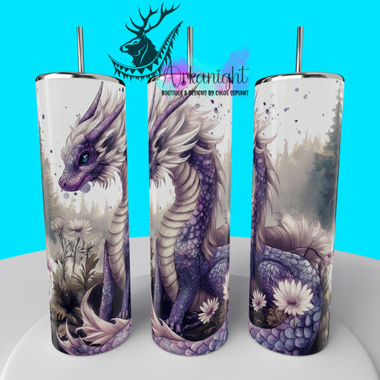 Gourde sur commande - Collection Dragon - Purple