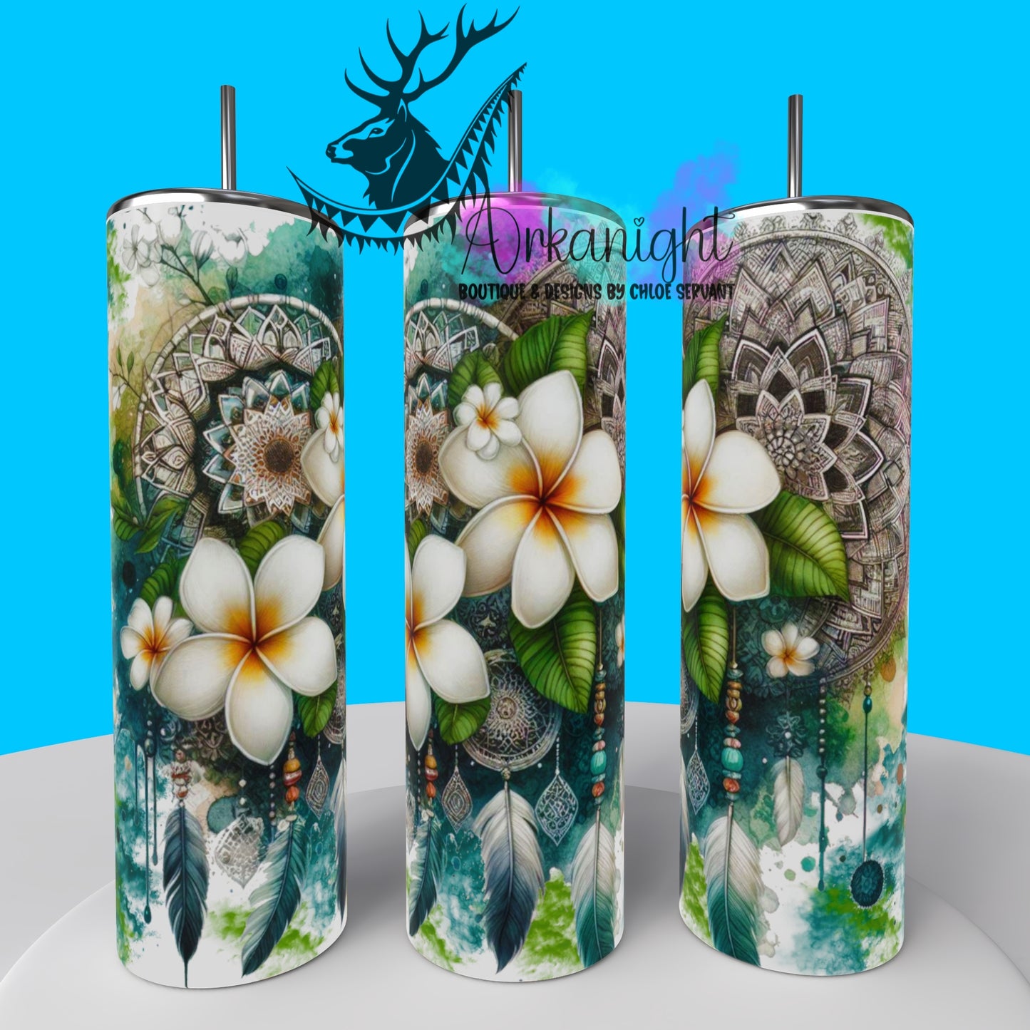 Gourde sur commande - Collection Mandalas Vintage - 12