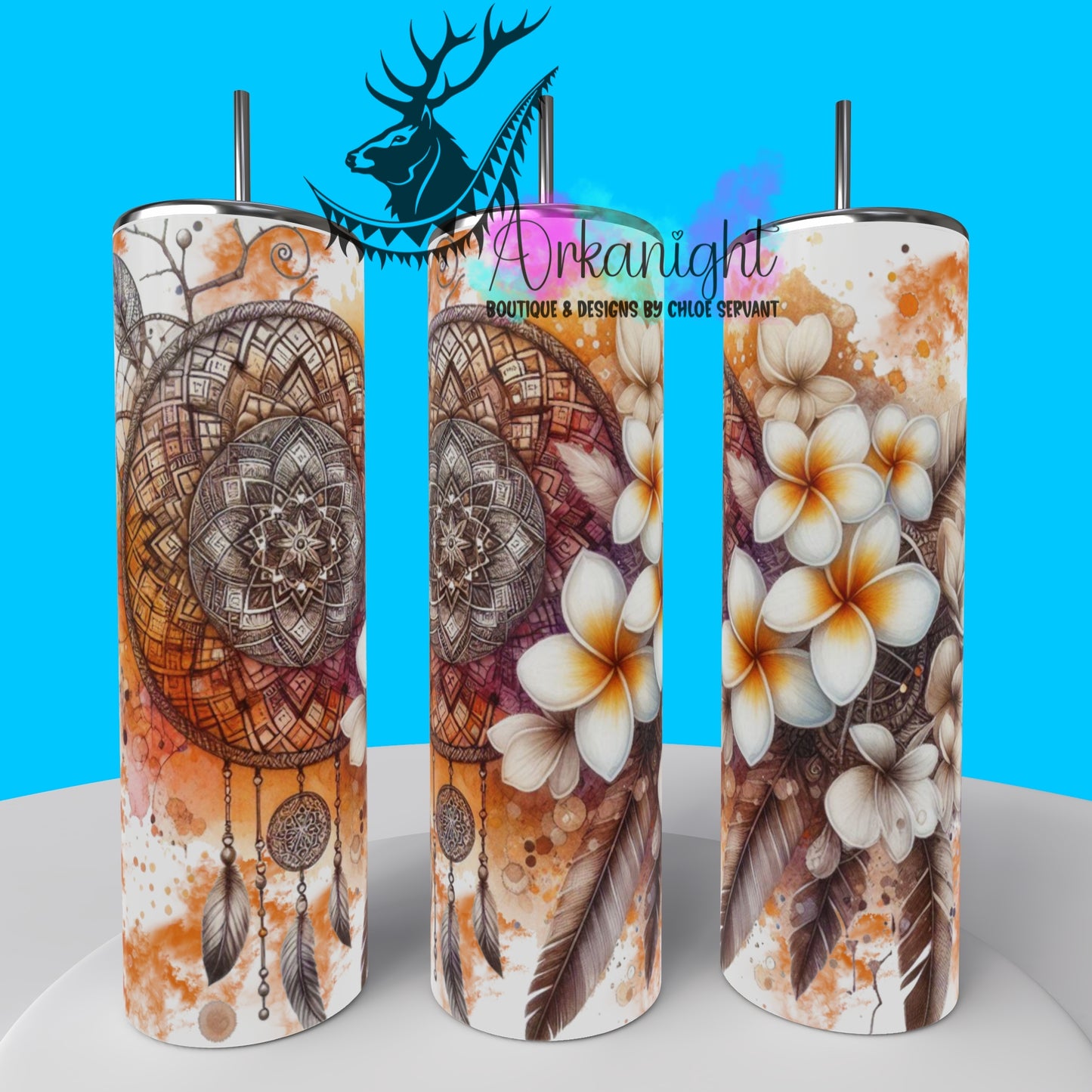 Gourde sur commande - Collection Mandalas Vintage - 06