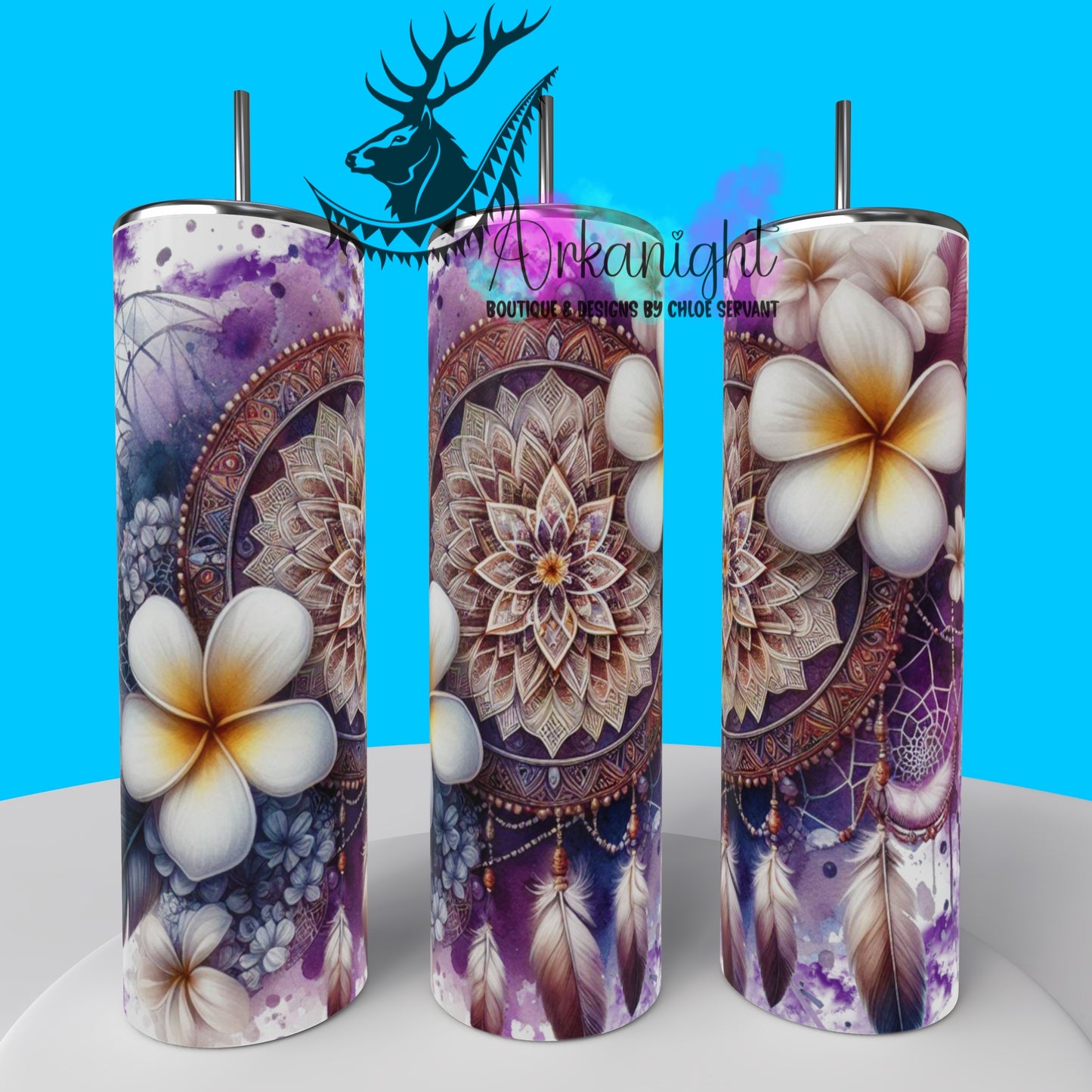 Gourde sur commande - Collection Mandalas Vintage - 07