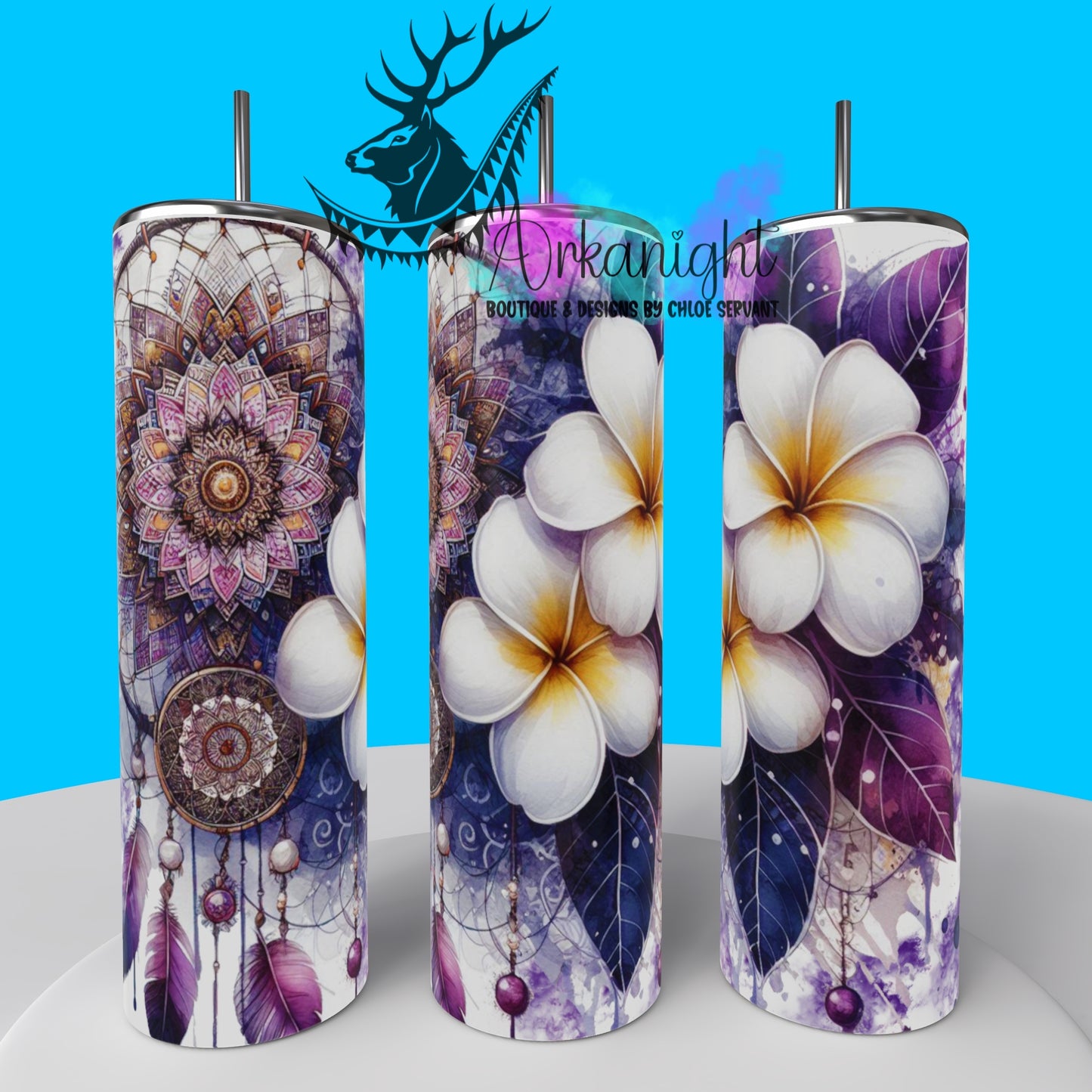 Gourde sur commande - Collection Mandalas Vintage - 02