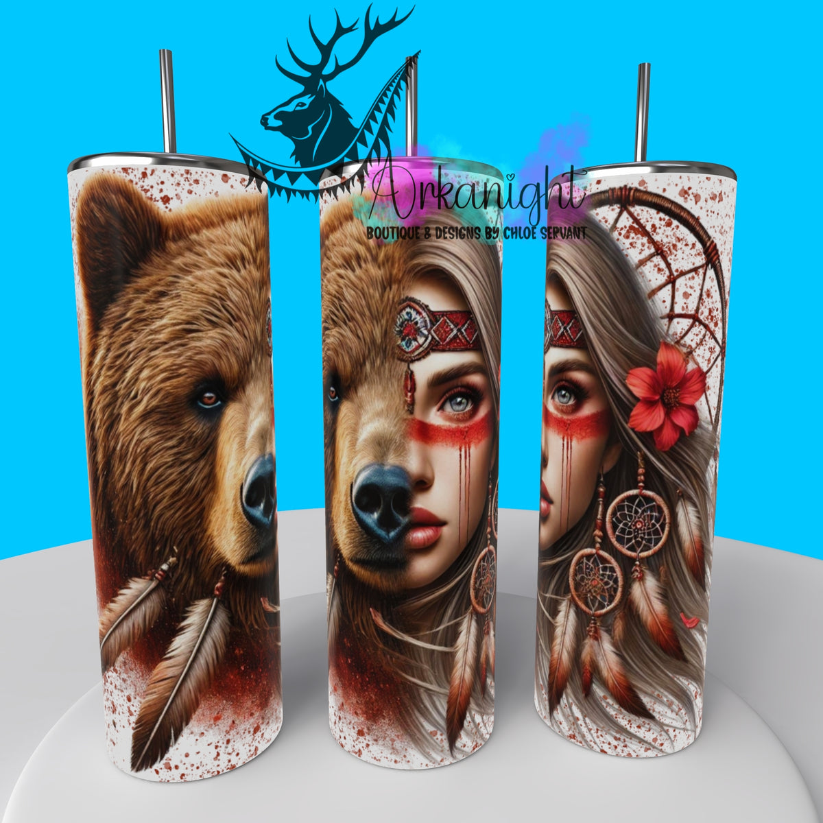 Numérique - Collection Animal Totem - Bear & Blond Hair - 02