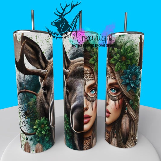 Numérique - Collection Animal Totem - Moose & Blond Hair