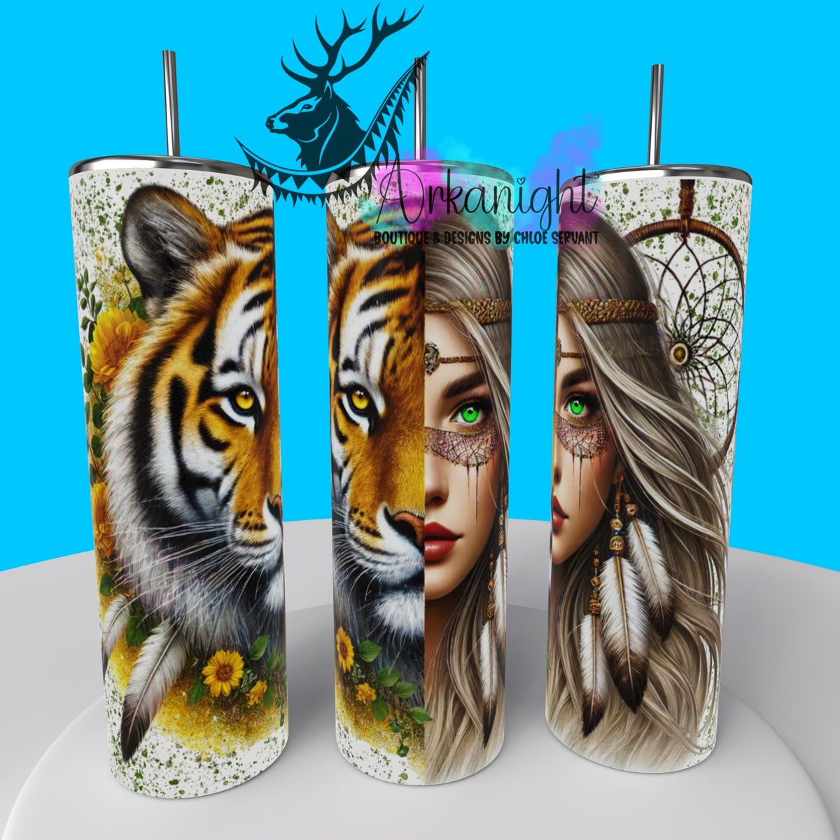 Numérique - Collection Animal Totem - Tiger & Blond Hair