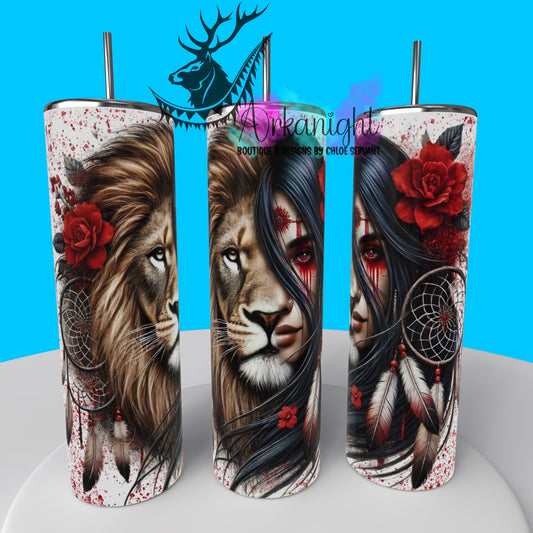 Numérique - Collection Animal Totem - Lion & Black Hair