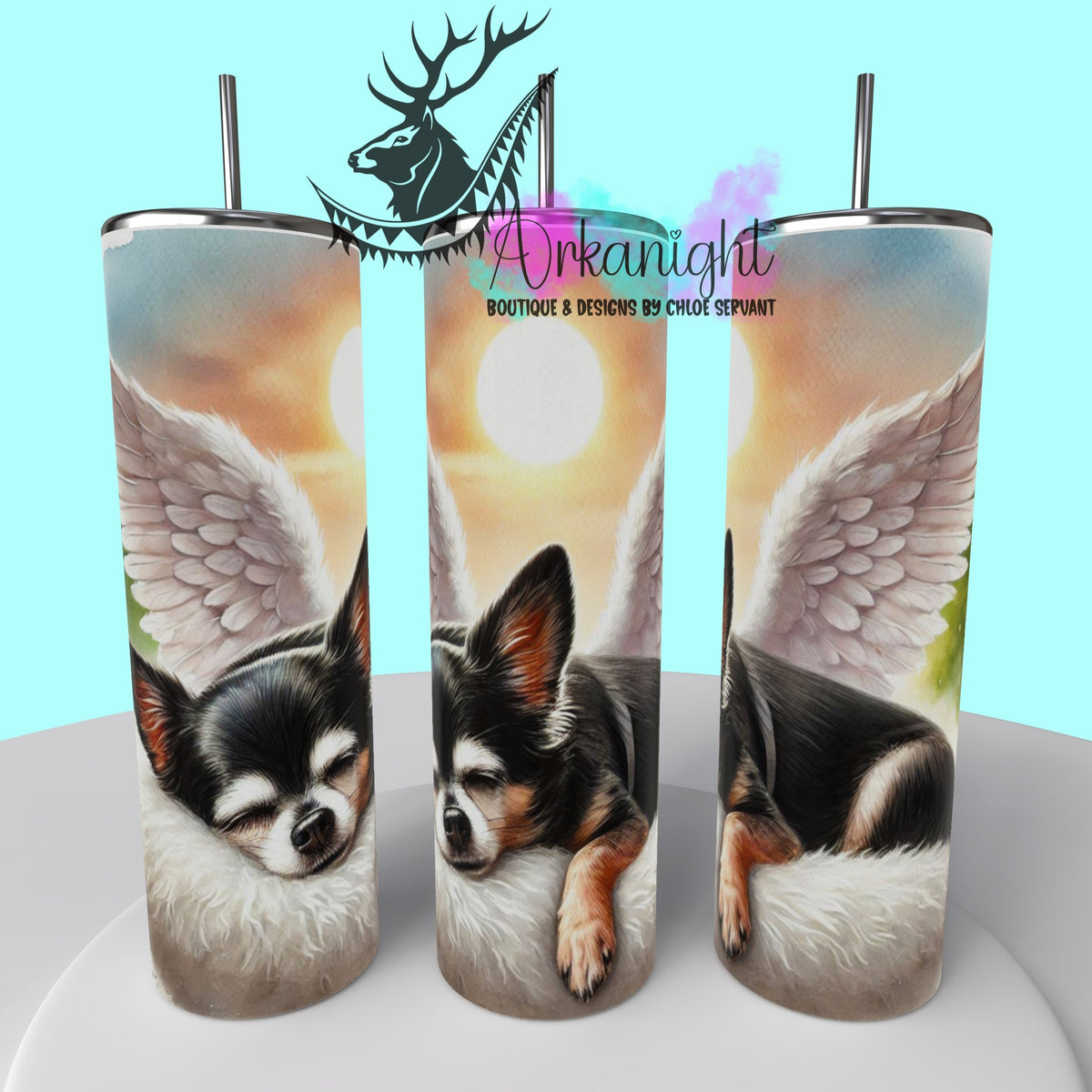 Numérique - Collection Mémoire Chien - Chihuahua - Black & Tan