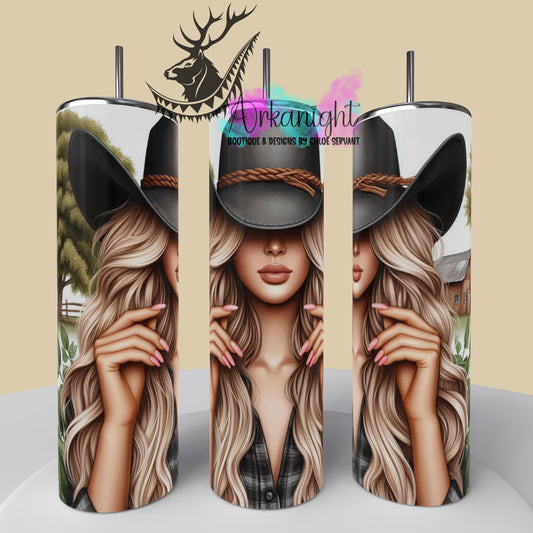 Gourde sur commande - Collection Western 2025 - Cowgirl Blonde - 03