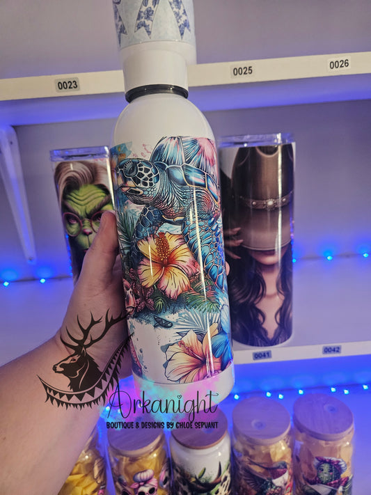 Bouteille d'eau 17 OZ - Isotherme - Pastel Turtle