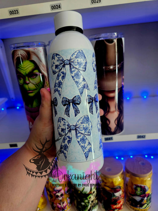 Bouteille d'eau 17 OZ - Isotherme - Blue Coquette